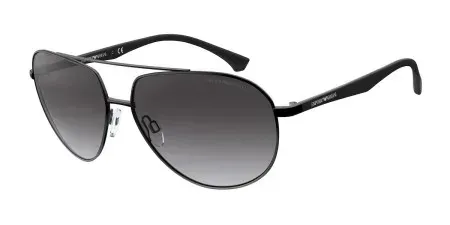 Emporio Armani Sunglasses Men EA2096 Matte Black & Gunmetal