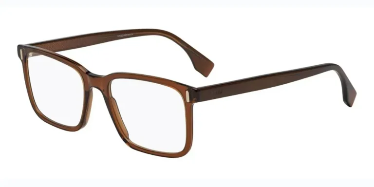 Fendi Eyeglasses Men FFM0047 Transparent Brown