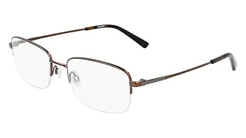 Flexon Eyeglasses Men H6055 Shiny Coffee