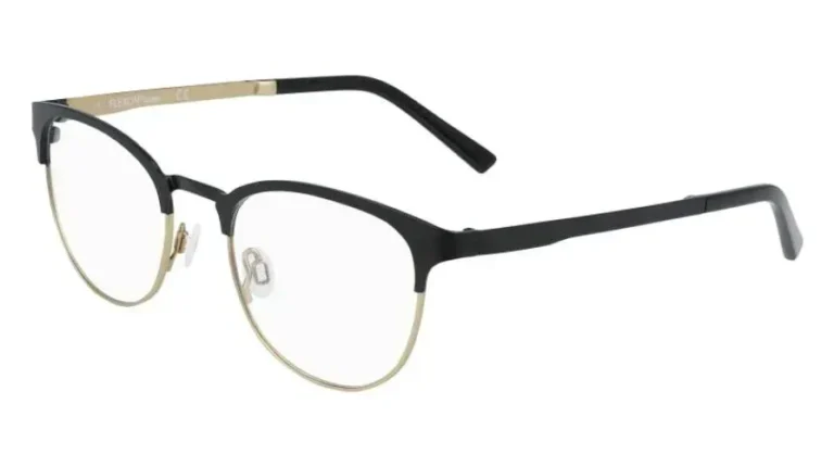 Flexon Eyeglasses Men J4008 Black Gold