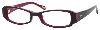 Fossil Eyeglasses Women Lizzie Burgundy Fade