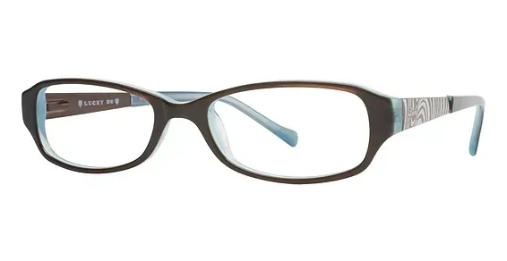 Lucky Brand Eyeglasses Women Jade Brown/Blue