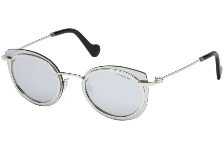 Moncler Sunglasses Women ML0017 Shiny Palladium