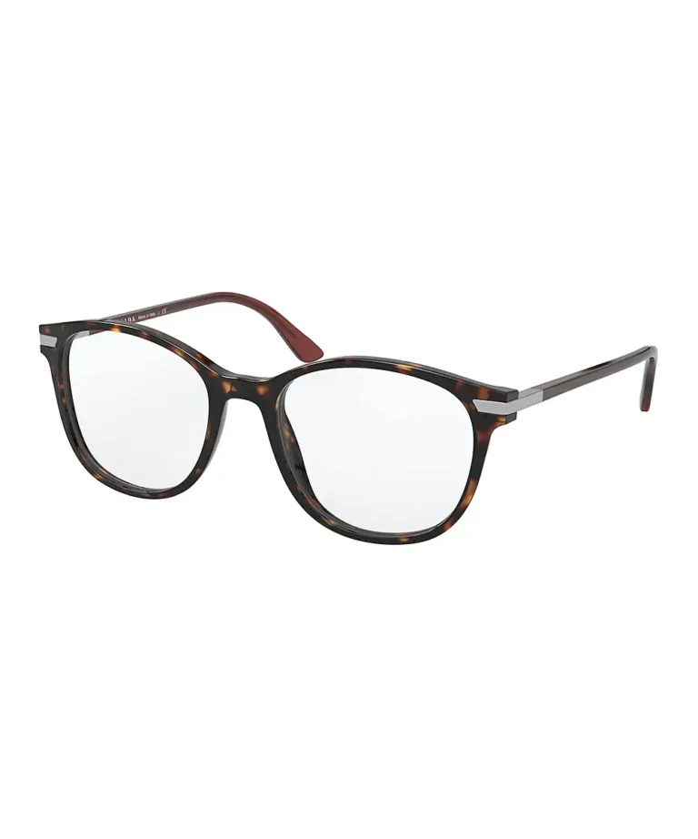 Prada Eyeglasses Men PR 02WVF Asian Fit Havana