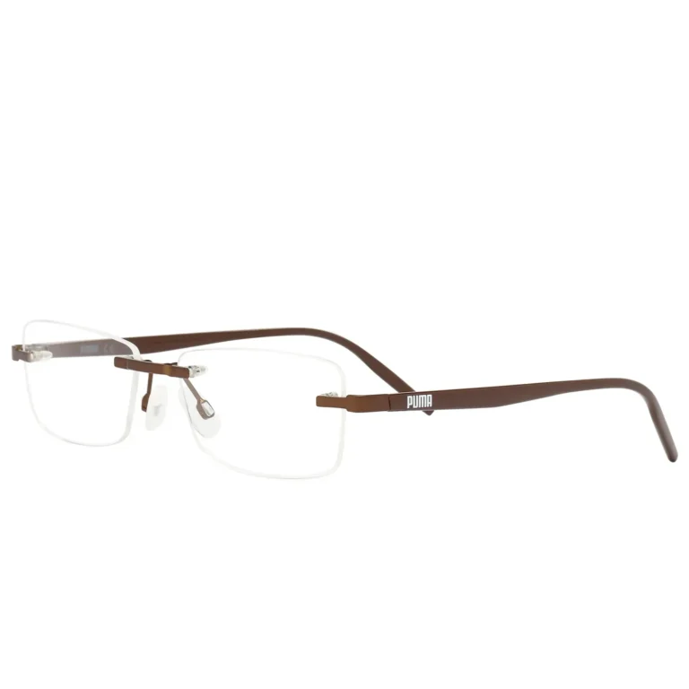 Puma Eyeglasses Unisex PE0142O Brown