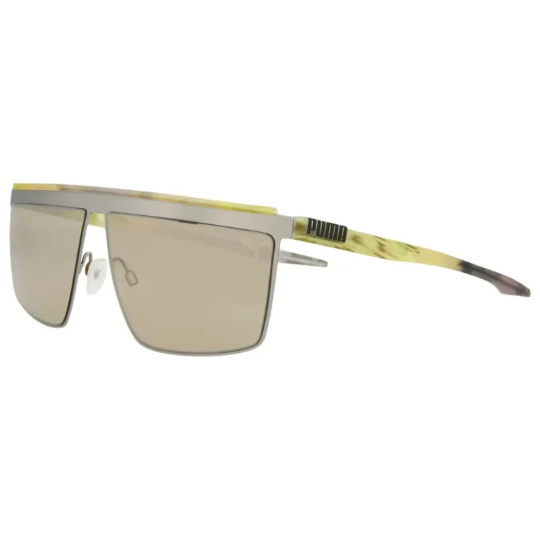 Puma Sunglasses Unisex PU0313S Ruthenium Yellow