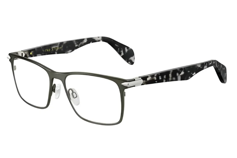 Rag & Bone Eyeglasses Men RNB7009 Matte Green Havana