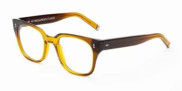 Retrosuperfuture Eyeglasses Unisex Numero 29 Dark Amber