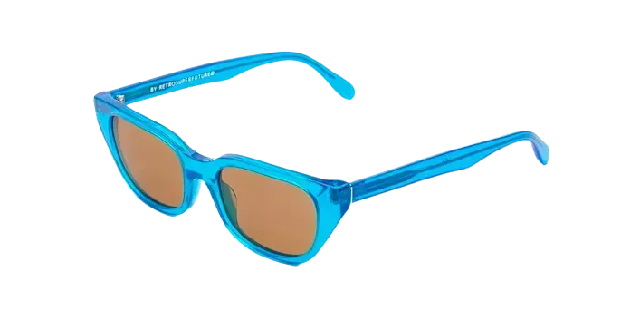 Retrosuperfuture Sunglasses Men Cento Transparent Blue