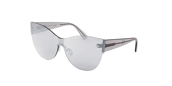 Retrosuperfuture Sunglasses Women Screen Kim Silver Transparent Grey