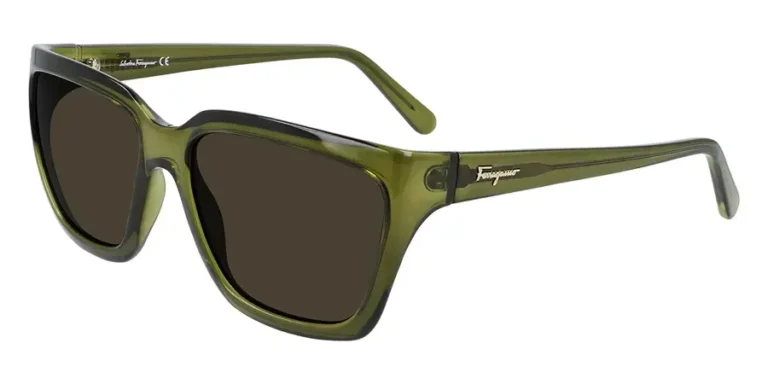 Salvatore Ferragamo Sunglasses Women SF1018S Crystal Green