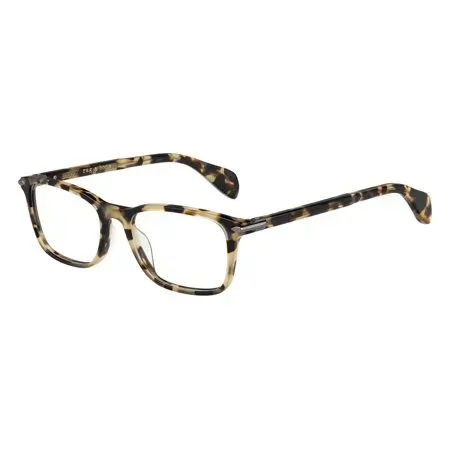 Rag & Bone Eyeglasses Men RNB7016 Yellow Havana