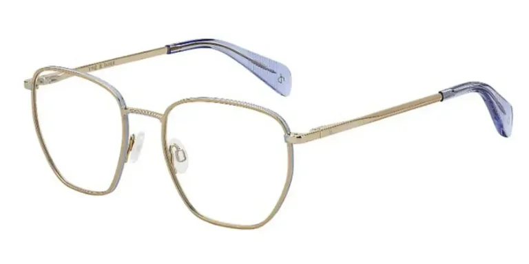 Rag & Bone Eyeglasses Men RNB7018 Gold Copper