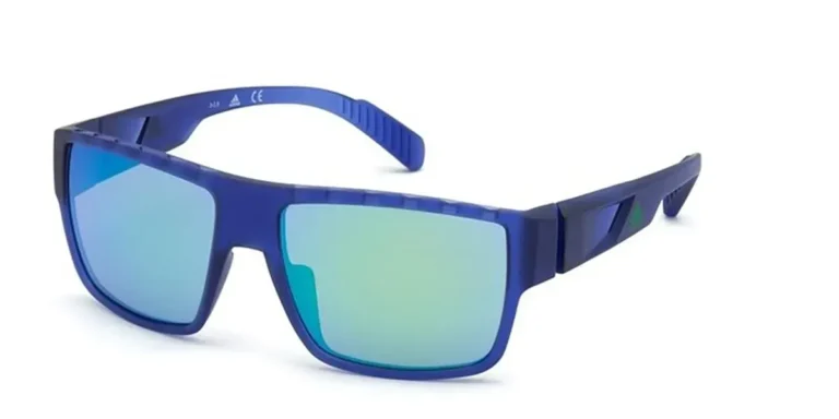 Adidas - Sunglasses Men SP0006 Matte Blue 91Q 5716mm