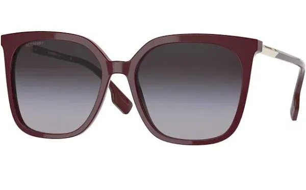 Burberry - Sunglasses Women BE4347 Burgundy Red 34038G 56mm