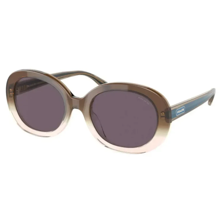 Coach - Sunglasses Women C7991 Transparent Brown Gradient 55mm