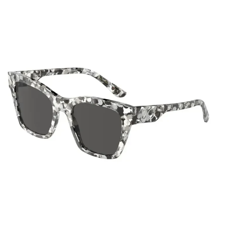 Dolce & Gabbana - Sunglasses Women DG4384 Black/white Bubble 336187 53mm