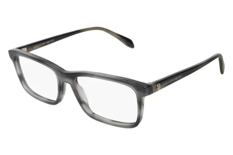 Alexander Mcqueen - Eyeglasses Unisex AM0162O Grey 004 55mm