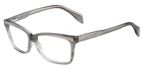 Alexander McQueen - Eyeglasses Women AMQ 4207 Striped Grey 53mm