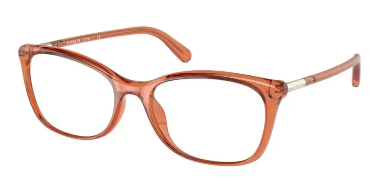 Coach - Eyeglasses Women HC6192U Transparent Amber Brown 52mm