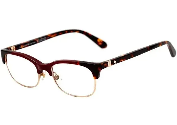 Kate Spade - Eyeglasses Women Adali Opaline Burgundy 0LHF 49mm