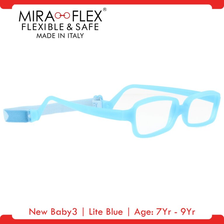 Miraflex - Eyeglasses kids New Baby 3 Blue 45mm