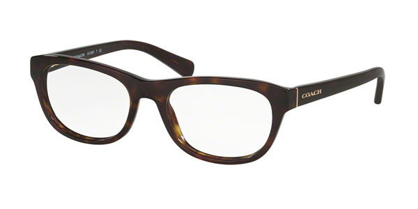 Coach - Eyeglasses women HC 6081F 5120 Dark Tortoise Brown 53mm