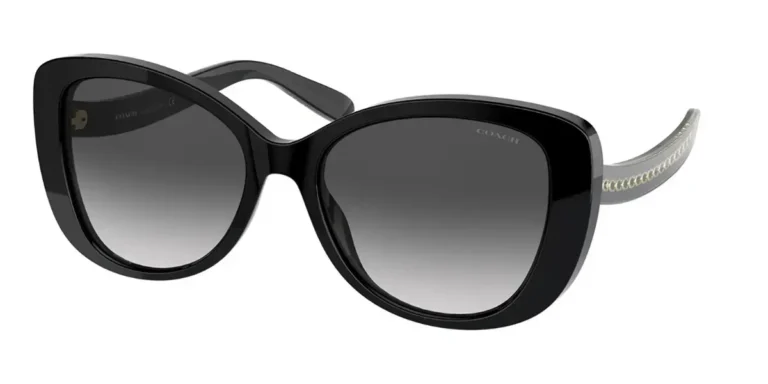 Coach - Sunglasses Women HC8322F Black 50028G 56mm