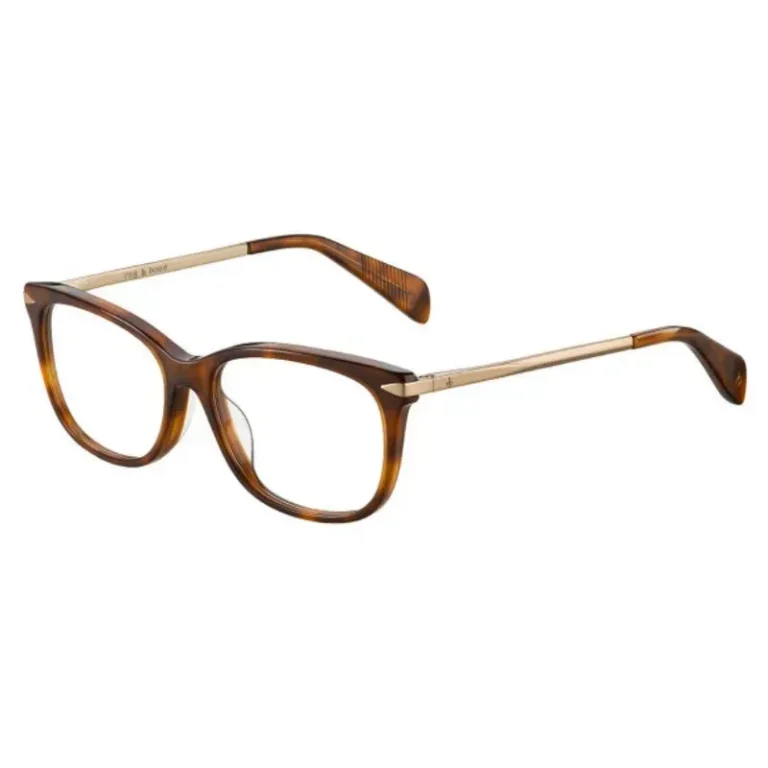 Rag & Bone - Eyeglasses Women RNB3006 Yellow Havana Gold Y67 54mm