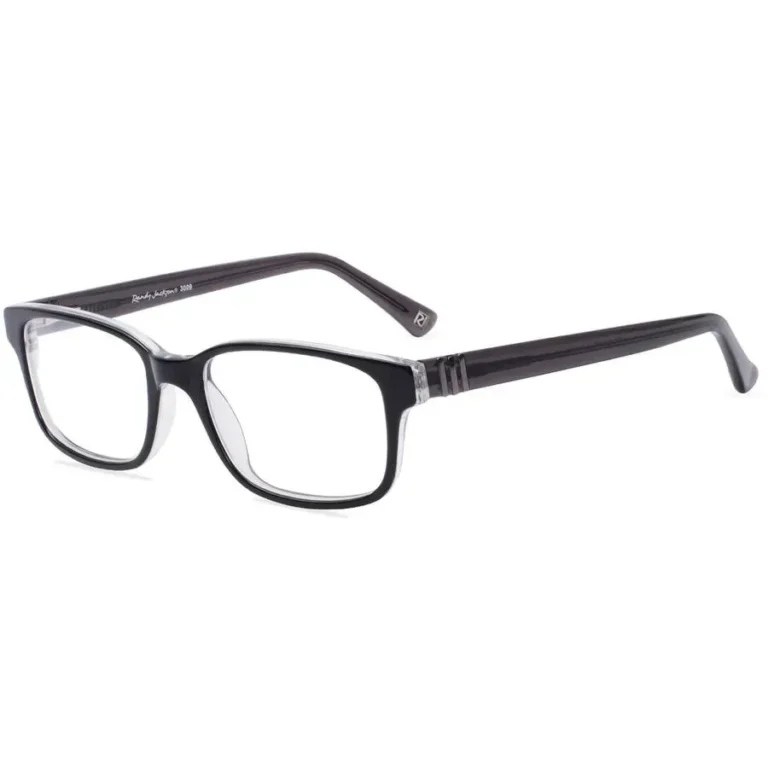 Randy Jackson - Eyeglasses Men 3009 Black Smoke 021 52mm