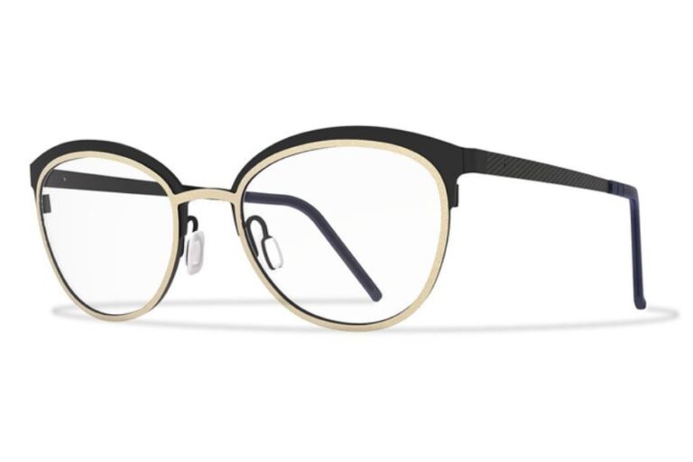 Blackfin - Eyeglasses women BF859 Col. 1019 Gold/black 51mm