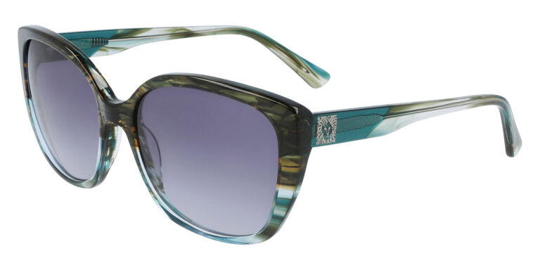 Anne Klein - Sunglasses women AK7071 320 TEAL ANIMAL Multicolor 54mm