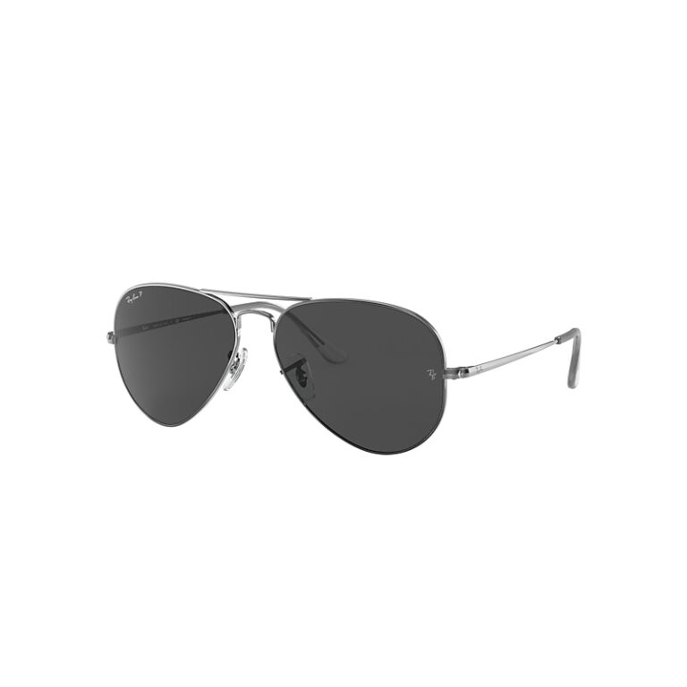 Ray-Ban - Sunglasses women RB3689 AVIATOR METAL II Gray 004/48 14mm