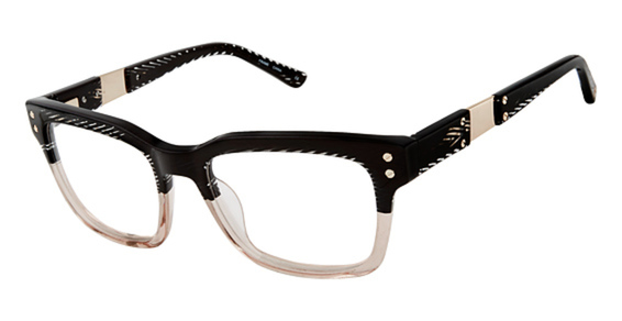 L.A.M.B. - Eyeglasses women LA045 BLK Multicolor 52mm