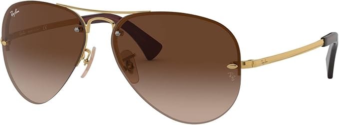 Ray-Ban - Sunglasses Unisex Gold Rb3449 001/13 59mm