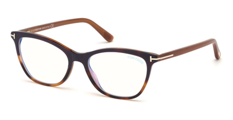 Tom Ford TF5636-B 055 Eyeglasses Brown 55mm Women