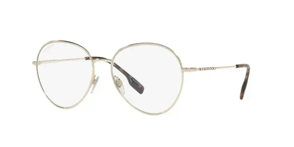 Burberry BE1366 FELICITY Eyeglasses Light Gold 54mm Women