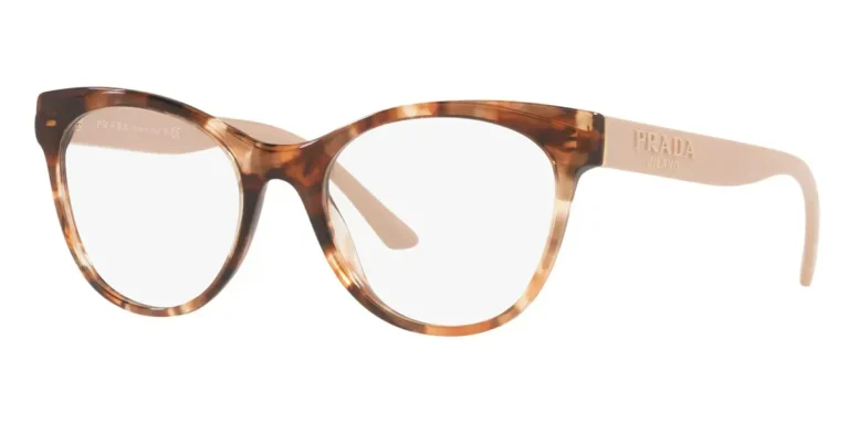 Prada PR 05WV 07R1O1 Eyeglasses Caramel Havana 51mm Women
