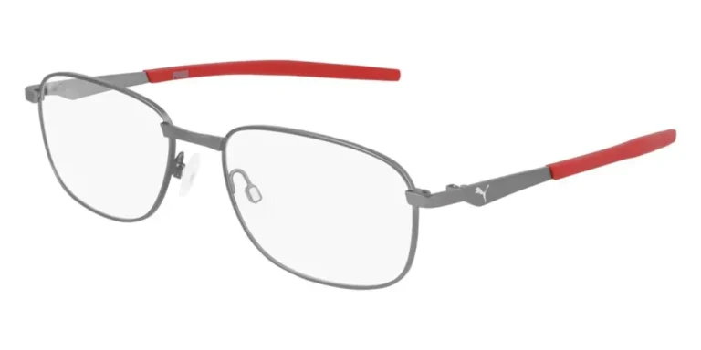 Puma PU0259O 003 Eyeglasses Ruthenium 56mm Men