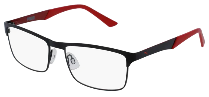 Puma PE0011 006 Eyeglasses Black 56mm Men