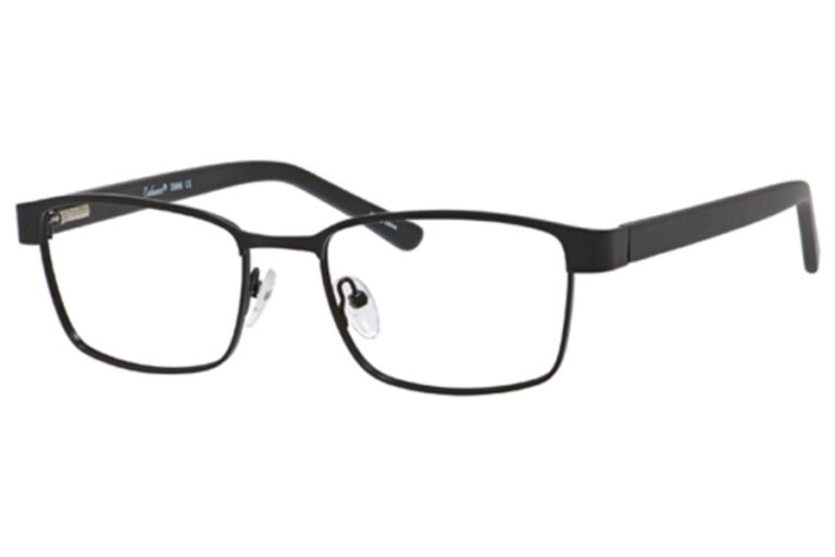 Enhance 3986 Eyeglasses Satin Black 55mm Men