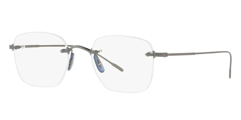 Oliver Peoples FINNE OV1227 5244 Sunglasses Antique Pewter 49mm Unisex